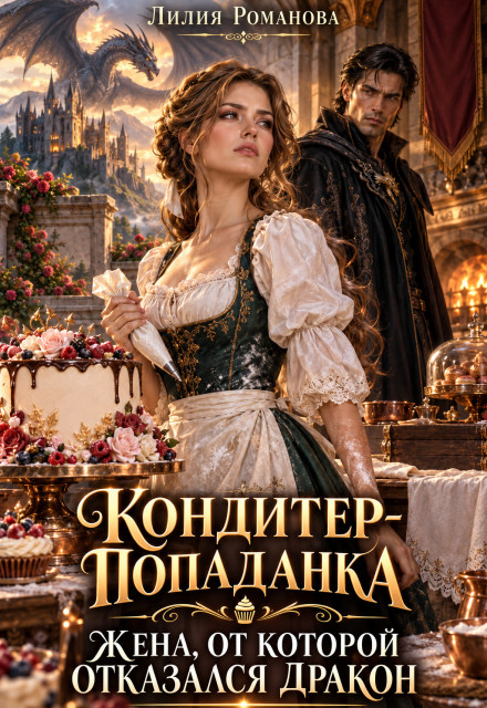 Обложка «Кондитер-попаданка. Жена, от которой отказался дракон» - Лилия Тимолаева